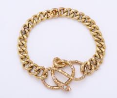 Antique Victorian 14 kt Gold Snake Necklace Bracelet - 768676
