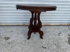 Antique Victorian Eastlake Walnut Side Table - 4290233