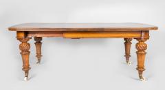 Antique Victorian Oak Extending Dining Table - 2521736