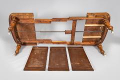 Antique Victorian Oak Extending Dining Table - 2521749