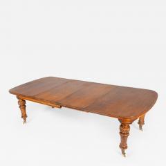 Antique Victorian Oak Extending Dining Table - 2522713