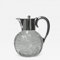 Antique Victorian Sterling Silver Claret Jug 1894 Henry Wigfull - 2870467