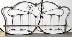 Antique Victorian Style Wrought Iron Brass King Size Bed Frame - 3735521