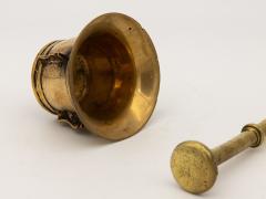 Antique Vintage Brass Mortar and Pestle - 2393851