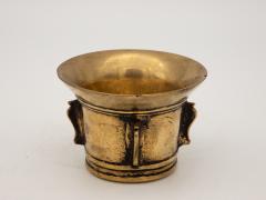 Antique Vintage Brass Mortar and Pestle - 2393853
