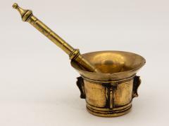 Antique Vintage Brass Mortar and Pestle - 2393854