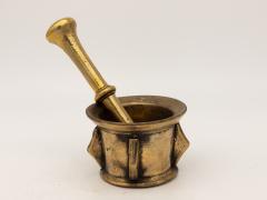 Antique Vintage Brass Mortar and Pestle - 2394039