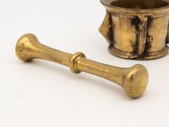 Antique Vintage Brass Mortar and Pestle - 2394046