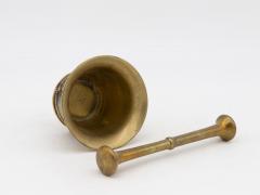 Antique Vintage Brass Mortar and Pestle - 3459587