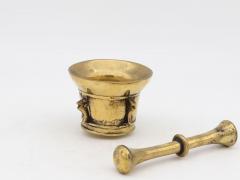 Antique Vintage Brass Mortar and Pestle - 3459597