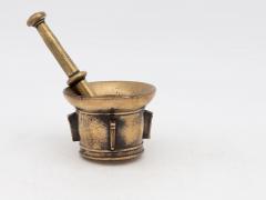 Antique Vintage Brass Mortar and Pestle - 3459604
