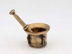 Antique Vintage Brass Mortar and Pestle - 3459605