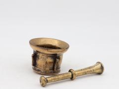 Antique Vintage Brass Mortar and Pestle - 3459606