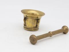 Antique Vintage Brass Mortar and Pestle - 3459614