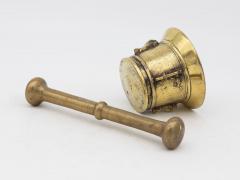 Antique Vintage Brass Mortar and Pestle - 3459615