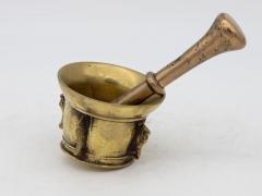 Antique Vintage Brass Mortar and Pestle - 3467735
