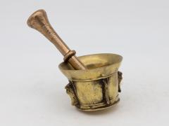 Antique Vintage Brass Mortar and Pestle - 3467737