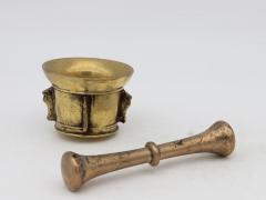 Antique Vintage Brass Mortar and Pestle - 3467739