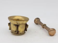 Antique Vintage Brass Mortar and Pestle - 3467740