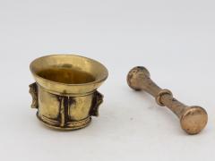 Antique Vintage Brass Mortar and Pestle - 3467741