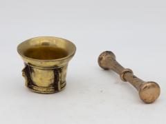 Antique Vintage Brass Mortar and Pestle - 3467742