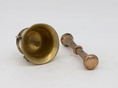 Antique Vintage Brass Mortar and Pestle - 3467743