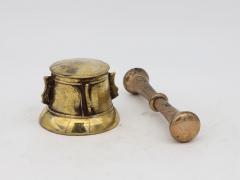 Antique Vintage Brass Mortar and Pestle - 3467744