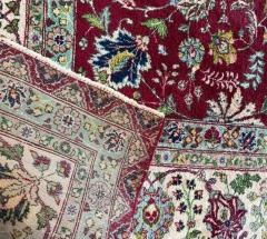 Antique Vintage Persian Tabriz Carpet 116 x 145 c 1940s - 3969766