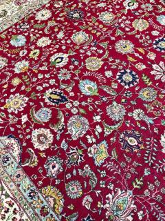Antique Vintage Persian Tabriz Carpet 116 x 145 c 1940s - 3969835