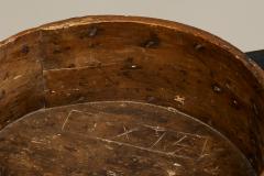 Antique Wabi Sabi Bowl or Centerpiece in Wood with Handle 19th Century - 4528671