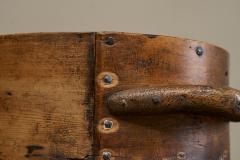 Antique Wabi Sabi Bowl or Centerpiece in Wood with Handle 19th Century - 4528695