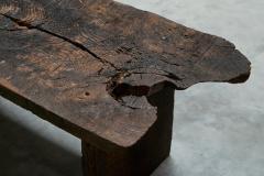 Antique Wabi Sabi Style Coffee or Side Table in Solid Wood - 4395088