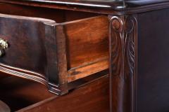 Antique Walnut Buffet Sideboard Server Console Cabinet Four Drawer - 3332776