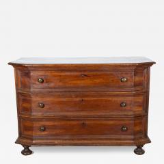 Antique Walnut Shapeless Chest Of Drawers Italy 17th Century - 4399286