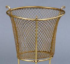 Antique Waste Paper Basket or Jardiniere - 1606389