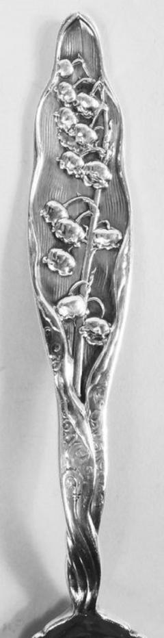 Antique Whiting Lily of the Valley Sterling Silver Macaroni Server - 3987105