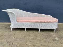 Antique Wicker Chaise Longue - 3057828