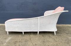 Antique Wicker Chaise Longue - 3057831