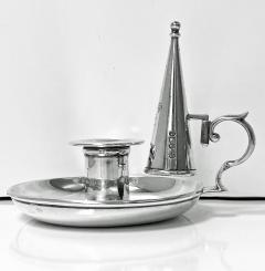 Antique William IV Silver Chamberstick and Snuffer London 1834 - 2484700