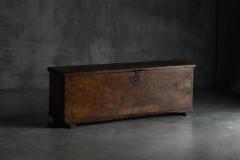 Antique Wooden Storage Chest France Late 18th Century - 4506409