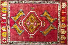 Antique Yastik Anatolian Rug The Stars - 3971652
