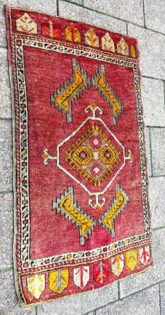 Antique Yastik Anatolian Rug The Stars - 3971669