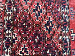 Antique Yomuth Rug Bag Turkoman As Is - 3972108