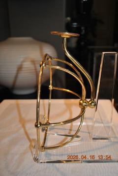 Antique brass wire basket sponge holder - 4614687