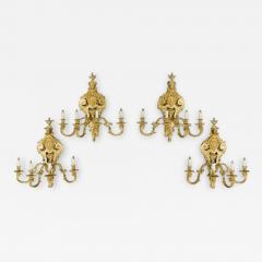 Antique bronze wall lights - 1111266