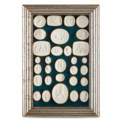 Antique collection of Italian Grand Tour plaster intaglios - 3282123