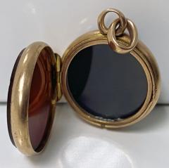 Antique double locket seal fob C 1880 - 2090520