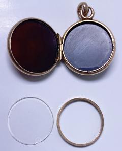 Antique double locket seal fob C 1880 - 2090522
