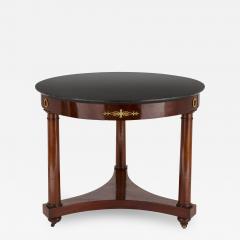 Antique gilt bronze mounted centre table with marble top - 1590036