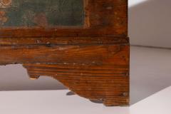 Antique hand painted bench with storage Italy late 19th century - 4346843
